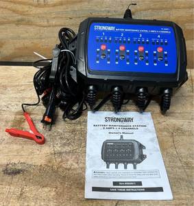 lot 84 image: Strongway 612 Volt 4-Bank Smart Charger #5826611 Msrp $99.99