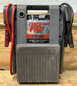 lot 88 image: Truck Pac Industrial-Grade 12 Volt Jump Starter, 3000 Peak Amps, Model# ES6000 #167761 Msrp $429.99