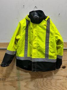lot 130 image: Work King Safety High Visibility Jacket Size L (used)