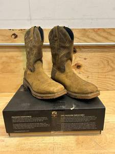 lot 131 image: Irish Setter Marshall Waterproof Western Work Boots for Men - Brown - Size 9M (used)