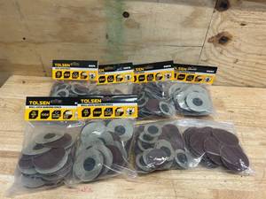 lot 135 image: TOLSEN Roll Lock Discs (lot of 8)