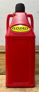 lot 209 image: FLO-FAST Container, 10.5-Gallon, Red, For Gasoline, Model# 10501 #63505 Msrp $79.99