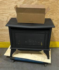 lot 223 image: Pleasant Hearth Vent-Free Dual Fuel Stove, 20,000 BTU, Model# VFS2-NT20DT #52647 Msrp $519.99