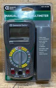 lot 227 image: Commercial Electric Manual-Ranging Multimeter