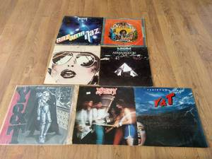 (7) Vintage LP Albums - 70s Rock