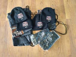 Red Baron Final Five Lot - Caps, Bags, Etc