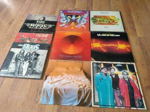 (10) Vintage LP Albums - 70s Rock