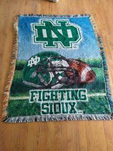 Fighting Sioux Football Throw Blanket