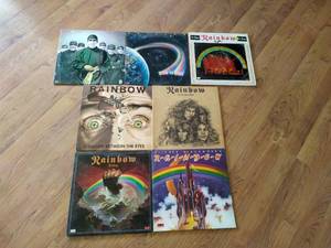 (7) Vintage LP Albums - 70s Rock