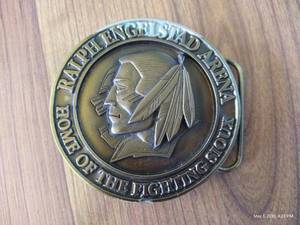 Limited Edition Fighting Sioux Metal Belt Buckle - Only 250 Made