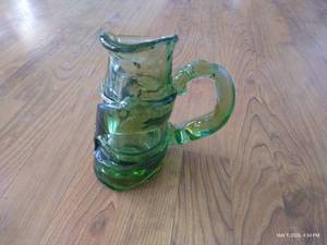 Awesome Heavy Studio Made Blown Glass Mug