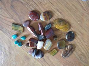 Polished Gemstones  Cabochons  Jasper, Agate, Tiger Eye