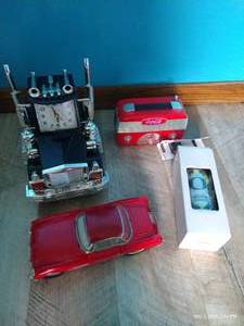 Truck Clock, Coke Radio, Model Car, Etc