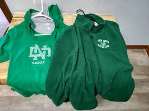 (2) Fighting Sioux Sweatshirts