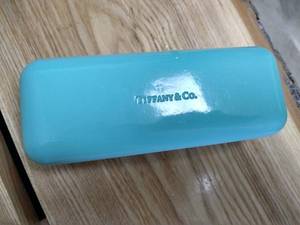 Beautiful Tiffany Glasses With Original Case & Cleaning Cloth