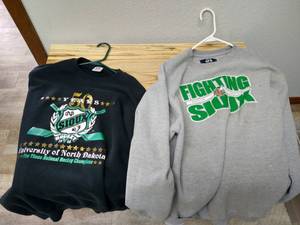 (2) Fighting Sioux Sweatshirts