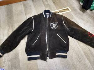 Carl Banks Leather Raiders Jacket - L