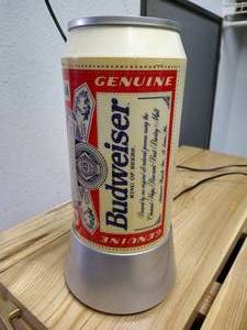 Budweiser Lamp With Rotating Insert