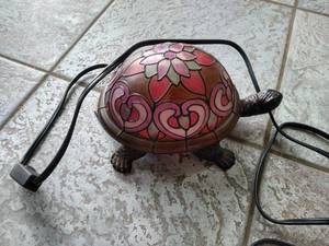 Stained Glass Turtle Lamp
