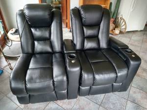 (2) Theater Style Reclining Seats