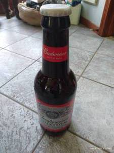 Large Budweiser Collectible Bottle