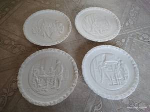 (4) Fenton 1976 Bicentennial Plates