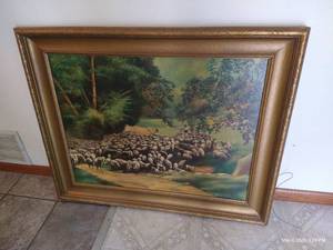 Large Framed Painting