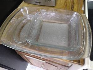 (4) Gorgeous Princess House Fantasia Baking Dishes