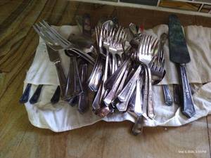 Large Lot of Silverplate Flatware