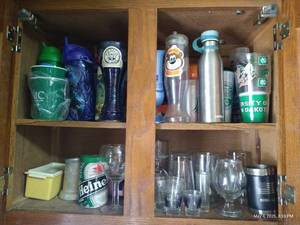 (2) Shelves Themed Drinkware - Sioux, Renaissance Festival, Etc