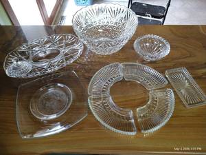 Lot of Clear Glassware