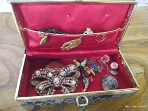 Jewelry Box & Contents