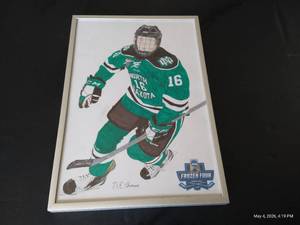Hand Drawn Sioux Artwork - Brock Boeser
