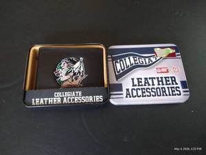 Brand New Licensed Fighting Sioux Leather Wallet