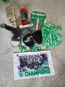 Fighting Sioux Lot - Towel, Troll, Slippers, Etc