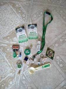 Fighting SiouxHockey Lot - Pins, Earrings, Etc