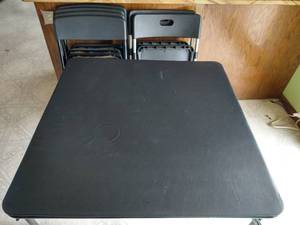 Cosco Card Table & (6) Chairs