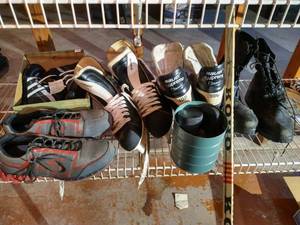 Nice SkateBootShoe Lot - New Adidas Wrestling Shoes, Durashocks Boots, Etc