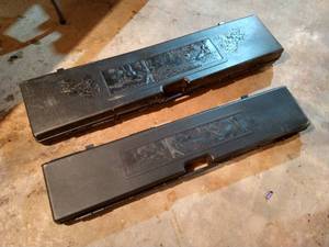 (2) Plastic Rifle Cases
