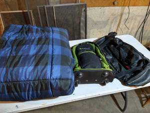 Comforter, Wheeled Backpack & Wilson Leather() Bag