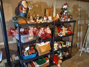 Massive Christmas Lot - Includes Hallmark Ornaments & Too Much Stuff to List