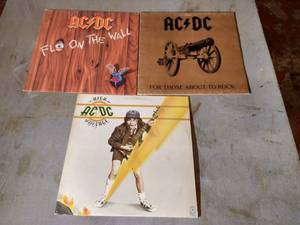 (3) ACDC LP Records