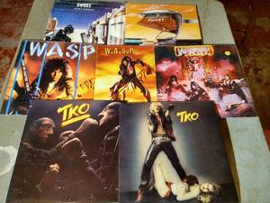 (7) Vintage LP Albums - 70s Rock