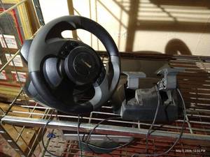 Microsoft Gaming Steering WheelPedals & Monitor