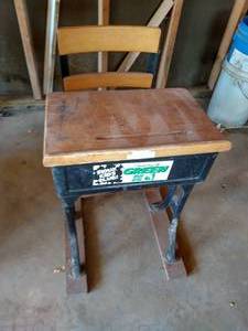 Vintage School Desk