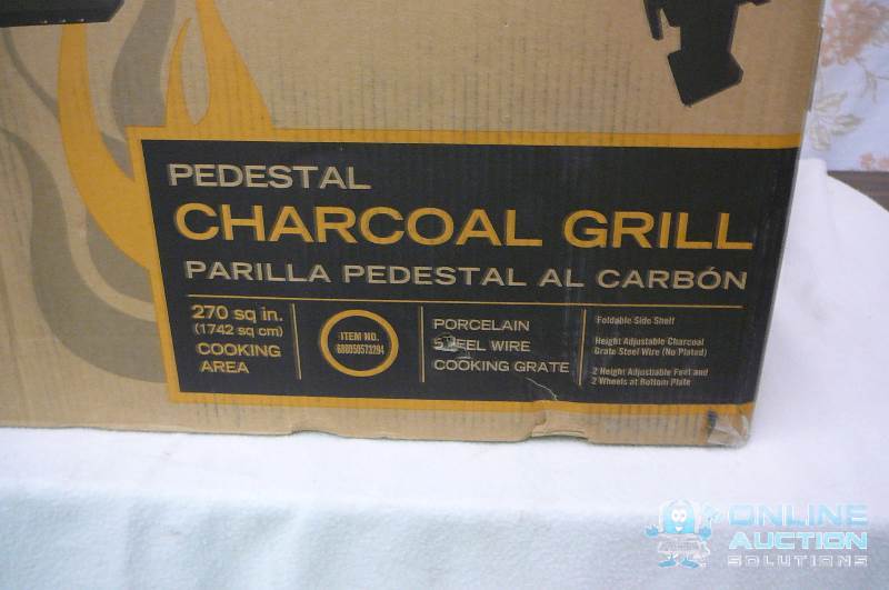 Pedestal Charcoal Grill
