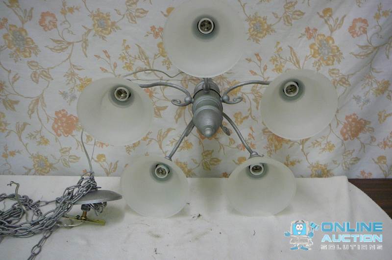 Chandelier Light Fixture 5 globes