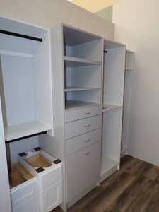 lot 18 image: White and Gray Closet Storage