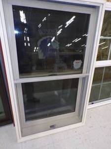lot 28 image: Cream Double Hung Window