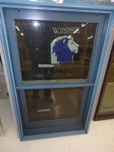 lot 31 image: Country Blue Double Hung Window
